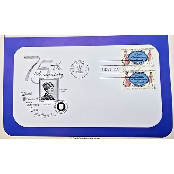 General Federation of Womens Clubs 75th Anniversary USA FDC 1966 - Picture 2 of 3